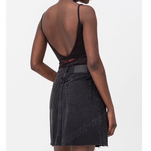 CHEAP MONDAY
Inner Lo Back Bodysuit-black S - Picture 1 of 8